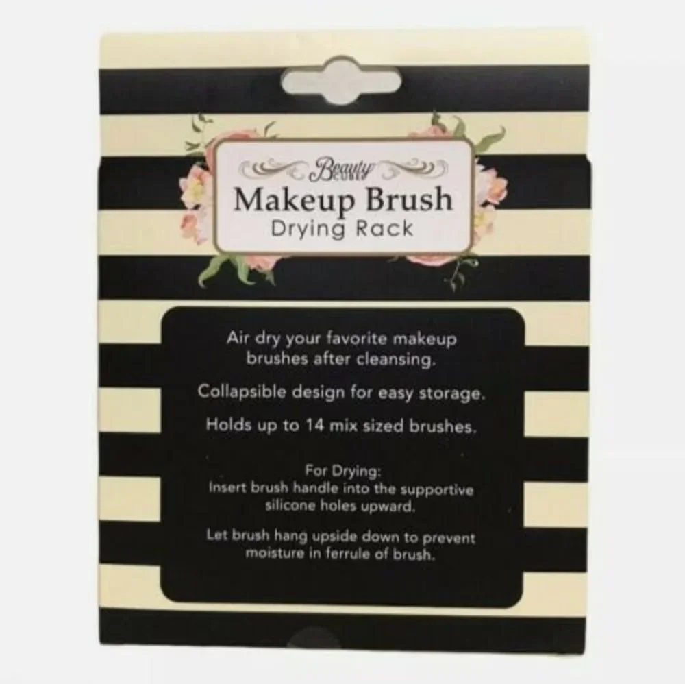 EVRI Beauty - Beauty Cube Makeup Brush Drying Rack Black New Womens Gift